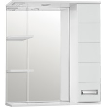 Зеркало-шкаф Style Line Ирис 75/С ЛС-00000020, правое, 75 см, подвесное, белое