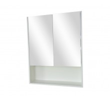Зеркальный шкаф Bellezza Ницца 70 см, белый, 00000011744