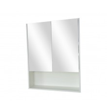Зеркальный шкаф Bellezza Ницца 70 см, белый, 00000011744