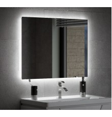 Зеркало Corozo Фоссо с LED-подсветкой, сенсор, 80 х 60 см, подвесное, SD-00001188
