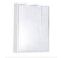Шкаф-зеркало для ванной Roca Ronda 80 см ZRU9303009, цвет бетон, белый глянцевый
