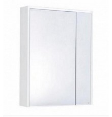 Шкаф-зеркало для ванной Roca Ronda 80 см ZRU9303009, цвет бетон, белый глянцевый