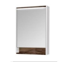 Зеркало-шкаф Акватон Капри 1A230302KPDB0 60 x 85 см с подсветкой, цвет таксония темная