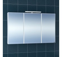 Зеркальный шкаф СаНта Стандарт 120 113020, цвет белый, с подсветкой