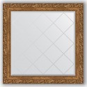 Зеркало с гравировкой в багетной раме Evoform Exclusive-G BY 4314 85 x 85 см, виньетка бронзовая