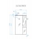Зеркало-шкаф Style Line Лана 600/С СС-00002254, 60 см, подвесное, правое, с подсветкой, белое