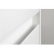 Тумба Style Line Монако ЛС-00000634 Plus, 80 см подвесная, осина/белый лакобель