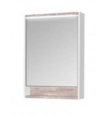 Зеркало-шкаф Акватон Капри 600х850 мм с подсветкой 1A230302KPDA0, цвет бетон пайн