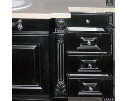 Комплект мебели Atoll Lyudovik 208*188 см, black (черный)