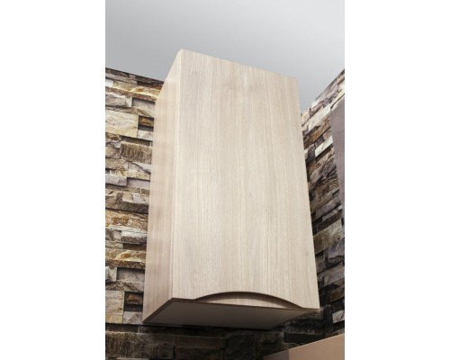 Шкаф подвесной BelBagno FLY-MARINO-750-1A-SC-RG-P-L, 40 х 30 х 75 см, Rovere Grigio/светлое дерево, левосторонний