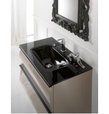 Тумба под раковину Cezares Gliss GLISS85C.03 подвесная, цвет Champagne Laccato Metal