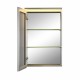 Зеркальный шкаф De Aqua Алюминиум 50 AL 501 050 G золото фацет