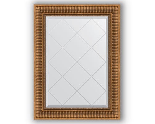 Зеркало с гравировкой в багетной раме Evoform Exclusive-G BY 4111 67 x 90 см, бронзовый акведук
