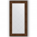 Зеркало с гравировкой в багетной раме Evoform Exclusive-G BY 4300 82 x 164 см, состаренная бронза с орнаментом