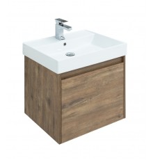Тумба под раковину Aquanet Nova Lite 60, 1 + 1 ящик в ящике, дуб рустикальный (249511)