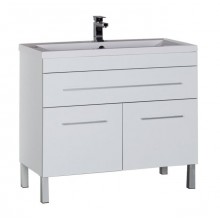 Тумба под раковину Aquanet Верона 100 напольная (2 дверцы, 1 ящик) 00182710, цвет белый