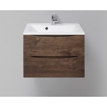 Тумба под раковину BelBagno Marino MARINO-650-2C-SO-RW-P, 65 х 45 х 55 см, Rovere Moro - темно-коричневый