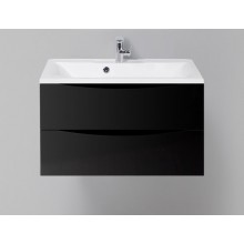 Тумба под раковину BelBagno Marino MARINO-700-2C-SO-NL-P, 70 х 45 х 55 см, Nero Lucido - черный глянец