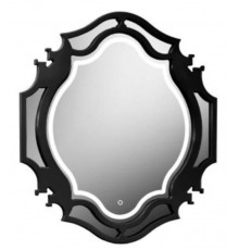 Зеркало Belux Кастилия В 90 (16), черный глянцевый