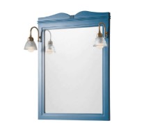 Зеркало Caprigo Borgo 60-70 33435, с отверстиями для светильников, цвет B-136 blue