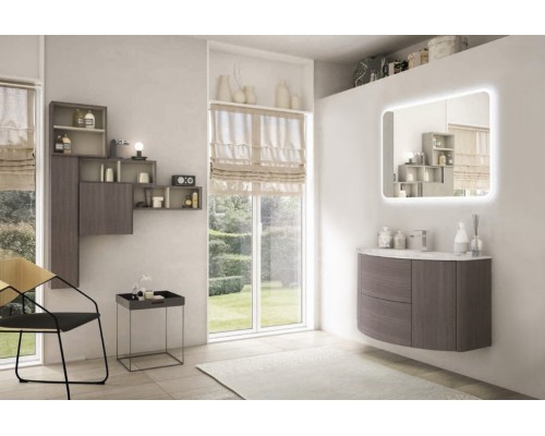 Тумба под раковину Cezares Eden 54408 121 см подвесная, цвет rovere scuro soft Тумба под раковину Cezares Eden 54408 121 см подвесная, цвет rovere scuro soft