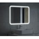 Зеркало Corozo Альбано, 90 х 70 см, LED-подсветка, сенсор, подвесное, цвет белый, SD-00000918