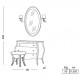 Комплект мебели Eurodesign Prestige Композиция № 6/B, Tortora Perlato Lucido/Темно-серый пераламутровый глянец