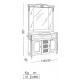 Комплект мебели Eurodesign Luigi XVI Композиция № 1, Ciliergio/вишня