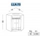 Комплект мебели Eurodesign Luxury Композиция № 9, Grigio Lux Lucido/Серый глянцевый