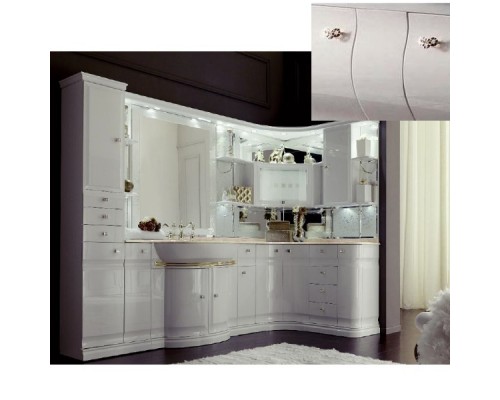 Комплект мебели Eurodesign Luxury Композиция № 11, Avorio Perlato/Аворио жемчужный