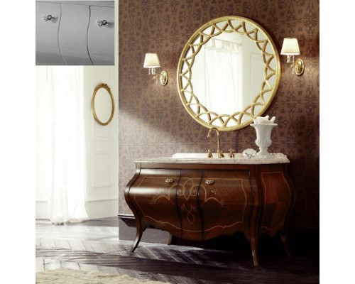 Комплект мебели Eurodesign Prestige Композиция № 2, Tortora Perlato Lucido/Темно-серый пераламутровый глянец
