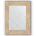 Зеркало с гравировкой в багетной раме Evoform Exclusive-G BY 4021, 56 x 74 см, золотые дюны