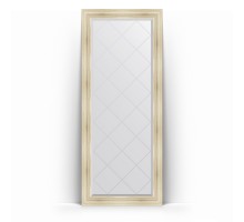 Зеркало с гравировкой в багетной раме Evoform Exclusive-G Floor BY 6328, 84 x 204 см, травленое серебро