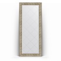Зеркало с гравировкой в багетной раме Evoform Exclusive-G Floor BY 6334, 85 x 205 см, барокко серебро