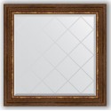 Зеркало с гравировкой в багетной раме Evoform Exclusive-G BY 4320 86 x 86 см, римская бронза