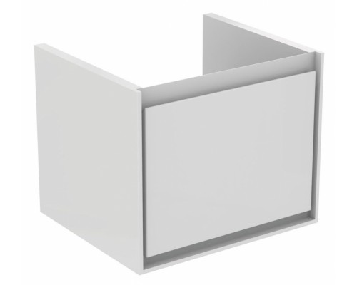 Тумба под раковину Ideal Standard Connect Air Cube 55 см, подвесная, белый глянцевый, белый матовый, E0844B2