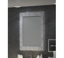 Зеркало Opadiris Smile Луиджи 70 см, 00-00000542, настенное, серый матовый