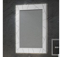 Зеркало Opadiris Smile Луиджи 70 см, 00-00000543, настенное, белый матовый