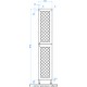 Шкаф-пенал Style Line Канна 36 ЛС-00000193, 36 см, напольный, белый