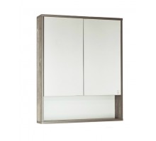 Зеркало-шкаф Style Line Экзотик 65 ЛС-00000397, 65 см, подвесное, древесина/белое