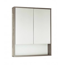 Зеркало-шкаф Style Line Экзотик 65 ЛС-00000397, 65 см, подвесное, древесина/белое