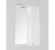 Зеркало-шкаф Style Line Канна 50/С ЛС-00000293 Люкс, 50 см, правое, подвесное, белое