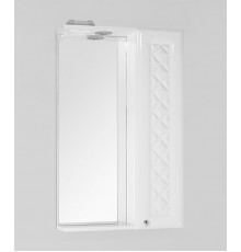 Зеркало-шкаф Style Line Канна 50/С ЛС-00000293 Люкс, 50 см, правое, подвесное, белое