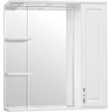 Зеркало-шкаф Style Line Олеандр-2 75/С ЛС-00000051 Люкс, 75 см, правое, подвесное, белое