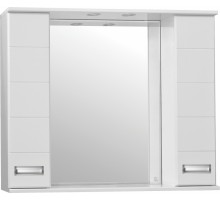 Зеркало-шкаф Style Line Ирис 100/С ЛС-00000175, 100 см, подвесное, белый
