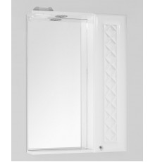 Зеркало-шкаф Style Line Канна 60/С ЛС-00000294 Люкс, 60 см, подвесное, правое, белое