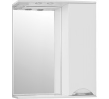 Зеркало-шкаф Style Line Жасмин 70/С ЛС-00000042, 70 см, правое, подвесное, белое