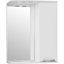 Зеркало-шкаф Style Line Жасмин 65/С ЛС-00000041, 65 см, правое, подвесное, белое