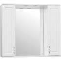 Зеркало-шкаф Style Line Олеандр-2, 90 см, подвесное, белое, ЛС-00000242