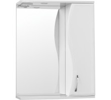 Зеркало-шкаф Style Line Эко Волна Панда Волна 60/С ЛС-00000131, 60 см, подвесное, правое, белое